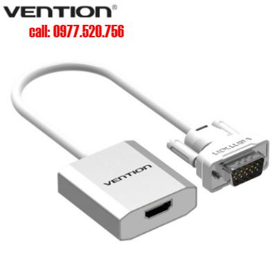 Cáp chuyển đổi cổng VGA sang HDMI +audio Vention ACEW0